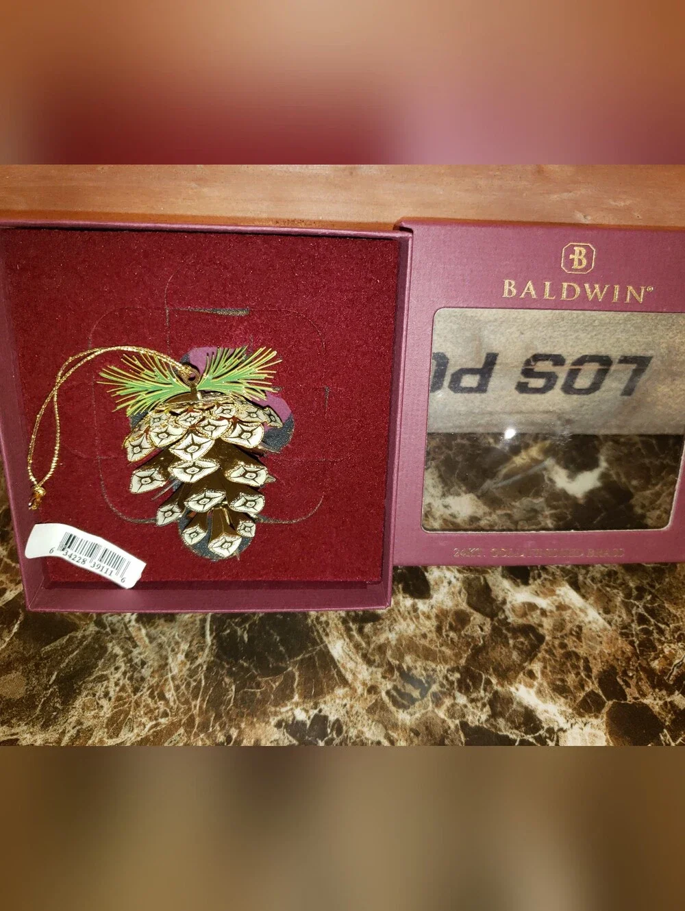 Baldwin 24 Kt. Gold Finished Brass 